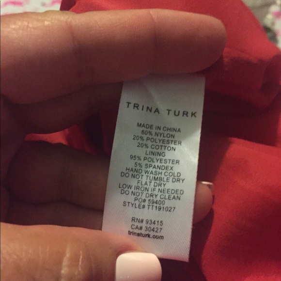 Trina Turk zigzag lace dress - size 12 - Picture 6 of 13